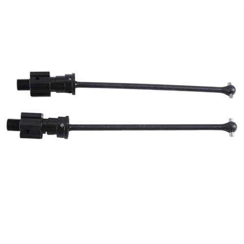 RC Antriebswelle Für Traxxas Für MAXX Für Widemaxx 1/10 RC Auto Upgrade-Teile 2PCS Metall Verlängerte Antriebswelle CVD-Getriebewelle(Black) von XAQRYQO