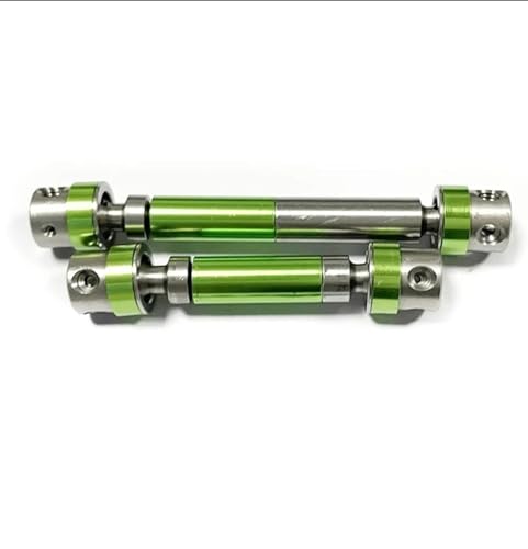 RC Antriebswelle Für Traxxas Für TRX4M, 2 Stück Metallantriebswelle, CVD-Übertragungsachse, 1/18 RC Crawler Auto, Upgrade-Teile, Zubehör von XAQRYQO