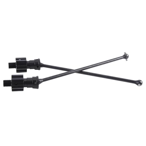 RC Antriebswelle Für Traxxas Für XRT 1/6 RC Auto Upgrade Teile 2PCS Dickeres Metall Vorne Hinten Antriebswelle Antriebswelle Dogbone CVD Zubehör(Black) von XAQRYQO