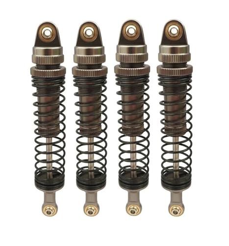 RC Auto Dämpfer Für Axial SCX10 90046 AXI03007 Für Traxxas TRX4 D90 Upgrade-Teile Metall 100 Mm Stoßdämpfer Dämpfer Für 1/10 RC Crawler(Brown) von XAQRYQO