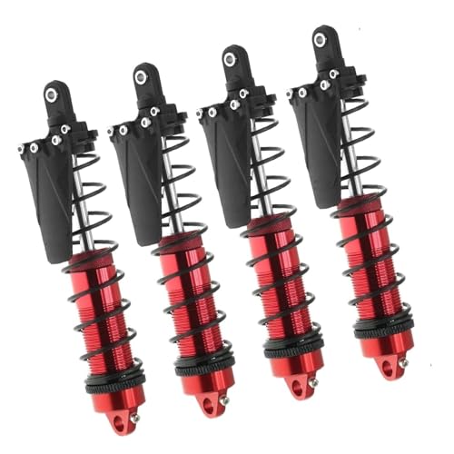 RC Auto Dämpfer Für TRAXXAS Für TRX4 Für Redcat Gen8 Für Axial SCX10 1/10 RC Crawler Autoteile 100 Mm Stoßdämpfer Aus Aluminiumlegierung(Red) von XAQRYQO
