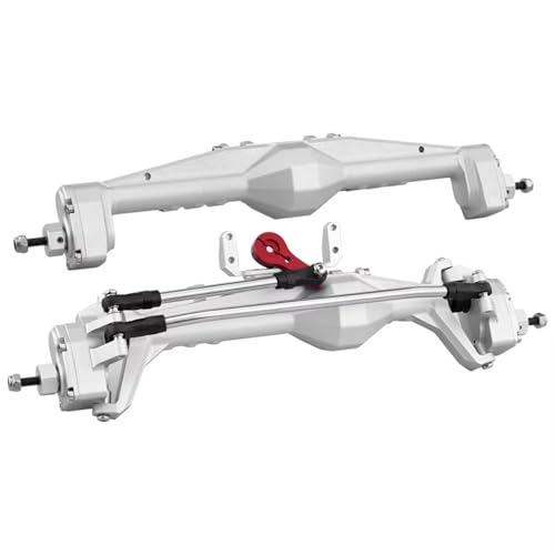 RC Autoteile Für Axial Für Capra 1.9 Für UTB AXI03004 Für Buggy F9 90018 RR10 Upgrade-Teil 1/10 RC Crawler Metall Vorne Und Hinten Portalachse(White,Front and Rear) von XAQRYQO
