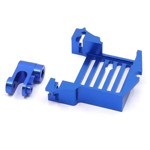 RC Autoteile Für TRAXXAS 1/5 Für X-MAXX 1/6 Für XRT 1/10 Für MAXX RC Autoteile Acce Metall-Servohalterungsadapter Und 25T Servoarm 7749(Blue) von XAQRYQO