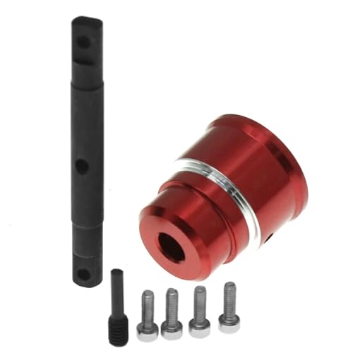 RC Autoteile Für TRAXXAS Für Summit 1/10 RC-Auto-Upgrade-Teile, Dekorationszubehör, Metall-Differential-Locker-Spule(Red) von XAQRYQO