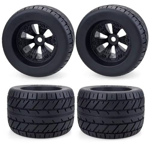 RC Autoteile Für Traxxas Für HSP Für HPI Für E-MAXX Für E-Revo Für ZD Für Racing 1/8 Truck RC Autozubehör 4 Stück 165 Mm Felge Und Reifen von XAQRYQO