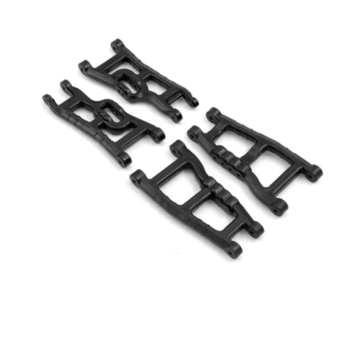 RC Autoteile Für Traxxas Für Slash 2WD Für VXL Für Nitro Für Für Rustler 1/10 rc Cars Upgrades Teile Vorder- Und Hinterradaufhängungsarm-Set(Black) von XAQRYQO