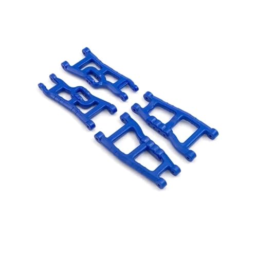 RC Autoteile Für Traxxas Für Slash 2WD Für VXL Für Nitro Für Für Rustler 1/10 rc Cars Upgrades Teile Vorder- Und Hinterradaufhängungsarm-Set(Blue) von XAQRYQO
