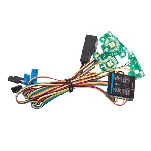 RC Autoteile Für Traxxas Für TRX4 Für Defender 1/10 RC Crawler Auto Blinker Bremslichter Lichtsystem Vorne Und Hinten Lampengruppe RC Autoteile Für Traxxas Für TRX4 Für Defender 1/10 RC Crawler Auto Blinker Bremslichter Lichtsystem Vorne Und Hinten Lampengruppe von XAQRYQO