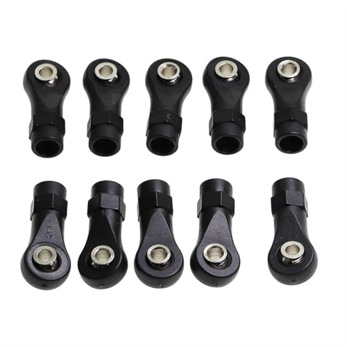 RC-Links-Gestänge Für Axial SCx10 II 90046 Für TRAxxAS TRx4 1/10 rc Cars Crawler 10 Stück Kunststoff M4 Stangenende Verbindungsgestänge Kugeln Gelenkkopf von XAQRYQO