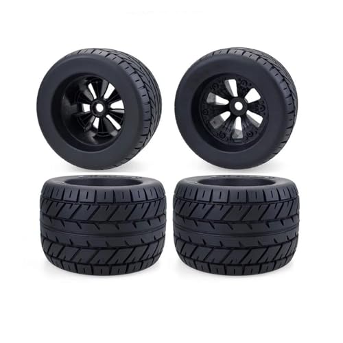 RC Reifen Für ARRMA Für Traxxas 4PCS 1/8 Räder Reifen 170mm 165mm Rad 17mm Sechskantnabe Gummischwamm Für RC Auto LKW Buggy(165 * 104) von XAQRYQO