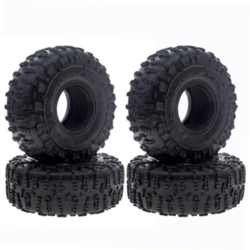 RC Reifen Für Axial SCX10 90046 III AXI03007 Für Traxxas TRX4 D90, 4 Stück, 120 Mm, 1,9 Zoll, Gummiradreifen Für 1/10 RC Crawler Car von XAQRYQO