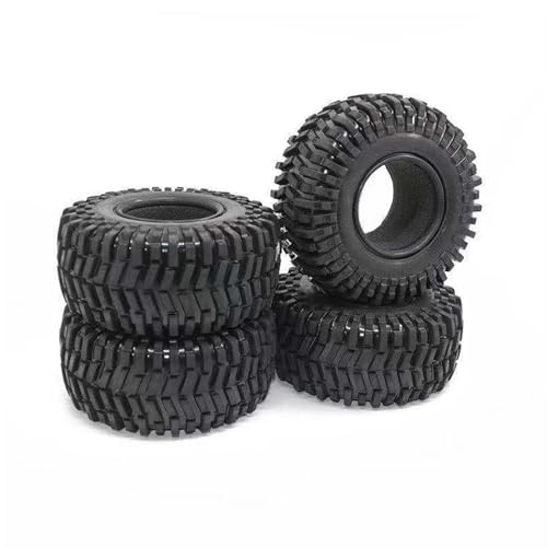 RC Reifen Für Axial SCX10 90046 RR10 Für Wraith Für Traxxas TRX4 TRX-6 1/10 RC Crawler Car 4 STÜCKE 125 MM 2, Zoll Gummiradreifen von XAQRYQO