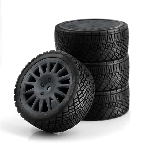 RC Reifen Für Tamiya Für TT01 TT02 XV01 TA06 PTG-2 Für HPI WR8 Für HSP 4 Teile/Satz 1/10 RC Für Rennwagenreifen Auf Der Straße(B) von XAQRYQO