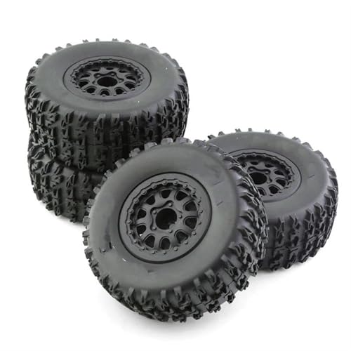 RC Reifen Für Traxxas Für Slash Für Arrma Für SENTON Für VKAR 10SC Für HPI 4 Stück 112 Mm 1/10 Short Course Truck Reifen Reifenrad Mit von XAQRYQO
