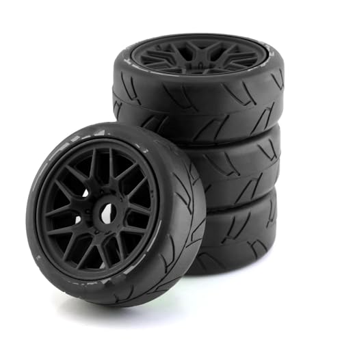 RC Teile Für Arrma Für Traxxas Für Team Für Losi Für Kyosho Vrx Für Hpi Wr8 1/8 RC-Teile, Offroad-Buggy, Rallye-Autoreifen, Rad 17 Mm Sechskant, 103 Mm(Black) von XAQRYQO