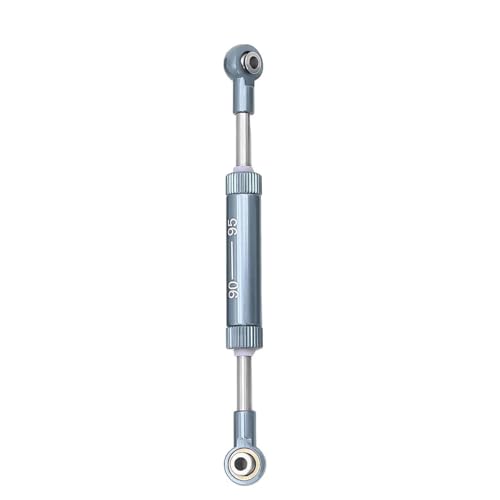 RC Teile Für Axial Für SCX10 D90 90046 Für Tamiya CC02 Für HSP Für TRX4 1/10 Einstellbare 75-100mm Lenkstange Panhardstab Servogestänge RC Crawler Teile(Gray,90-95mm) von XAQRYQO