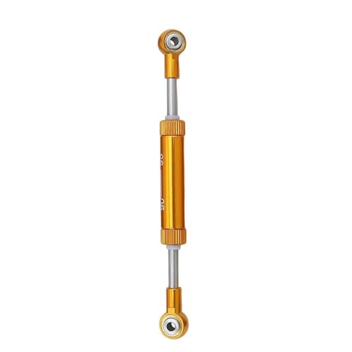 RC Teile Für Axial Für SCX10 D90 90046 Für Tamiya CC02 Für HSP Für TRX4 1/10 Einstellbare 75-100mm Lenkstange Panhardstab Servogestänge RC Crawler Teile(Yellow,90-95mm) von XAQRYQO