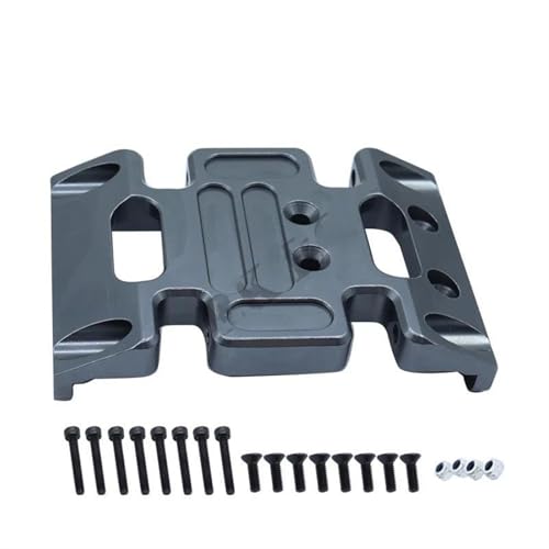 RC Teile Für Axial Für SCX10 I II III Für TRX4 Für Capra 1.9 Für UTB Ganzmetallgetriebe Getriebe Motorgetriebe Unterfahrschutz 1/10 Für LCG Für Chassis Kit RC Crawler Teile(Skid Plate GY) von XAQRYQO