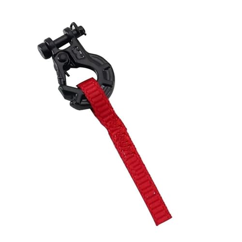 RC Teile Für Axial Für Scx10 Für Traxxas Für TRX4 Für Rgt Für Yikong 1/10 Rc Auto Winde Haken Winde Zuggurt Tags Dekoration Rc Crawler Autoteile(Orange) von XAQRYQO