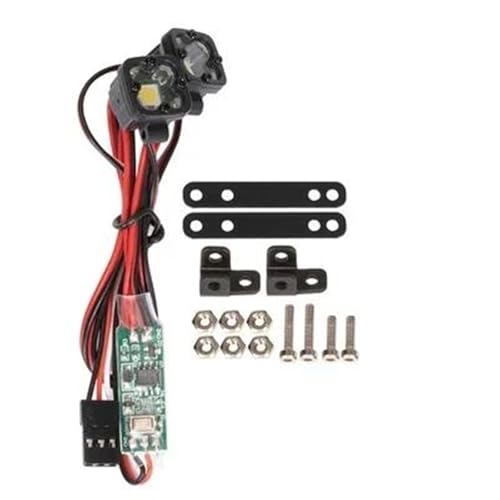 RC Teile Für Axial Für Traxxas Für TRX4 Für TRX6 Für SCX10 90046 AXI03007 Für Wraith Gen8 VS4-10 RC Lichter Scheinwerfer Scheinwerfer 1/10 RC Auto Crawler Teile(Size 1 2pcs) von XAQRYQO