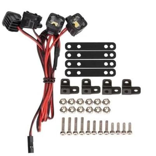RC Teile Für Axial Für Traxxas Für TRX4 Für TRX6 Für SCX10 90046 AXI03007 Für Wraith Gen8 VS4-10 RC Lichter Scheinwerfer Scheinwerfer 1/10 RC Auto Crawler Teile(Size 3 4pcs) von XAQRYQO