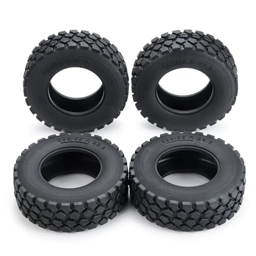 RC Teile Für Tamiya 1:14 RC Anhänger Sattelzugmaschine Vorderradfelgen 2# 30mm Breite Gummireifen Radreifen Ersatz RC Autoteile Zubehör von XAQRYQO