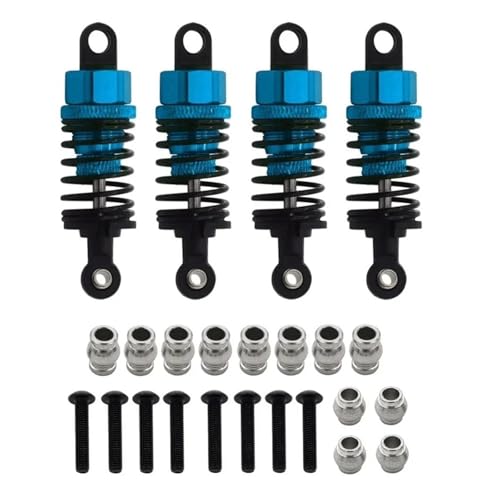 RC Teile Für Tamiya Für TT-01 TT-02 M06 M05 M03 1/10 Metall Stoßdämpfer Öl Dämpfer Set RC Auto Upgrade Teile Ersatz Accessoriess(Blue,Size1) von XAQRYQO