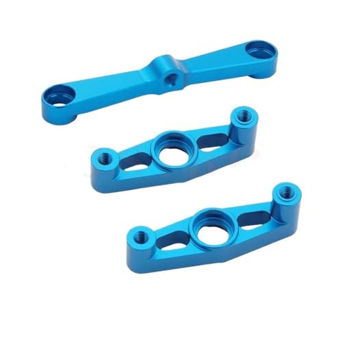 RC Teile Für Tamiya Für TT02 Vollständiger Satz Metall-Upgrade-Teile Lenkbecher Vorne Hinten Arm Stoßdämpferhalterung Lenkstange Ersatz RC-Autoteile(Steering Group) von XAQRYQO
