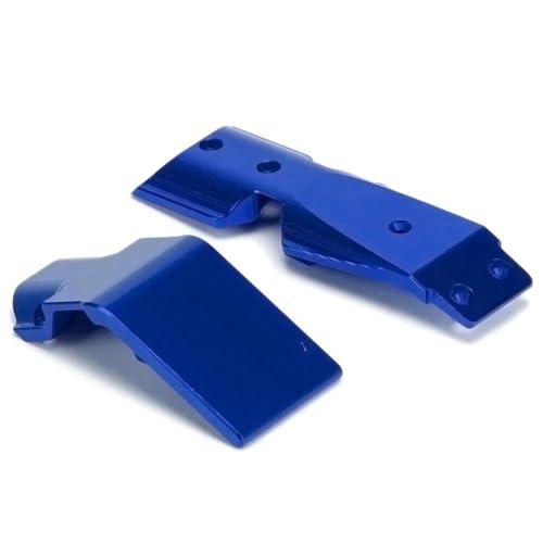 RC Teile Für Traxxas 1/10 Für E-Revo Für VXL 2,0 86086-4#8637 Vorne 2 Stück Hinten 1 Stück Unterfahrschutz Für Chassis Schutz RC Auto Upgrade Teile Auto Zubehör(Blue,Front) von XAQRYQO