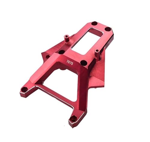 RC Teile Für Traxxas 1/6 Für XRT 8S 4WD 78086-4 Für Monster Truck 7820 Metall Servo Halterung Lenkung Abdeckung Für Chassis Brace Refit RC Auto Upgrade Teile(Red) von XAQRYQO