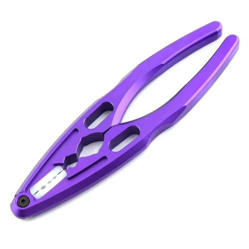 RC Teile Für Traxxas Für Axial XV01 1/8 1/10 94111 1 Stück 6 IN 1 Metall Stoßdämpfer Zange Stange Ball Clamp Multifunktionswerkzeug RC Crawler Autoteile(Purple) von XAQRYQO