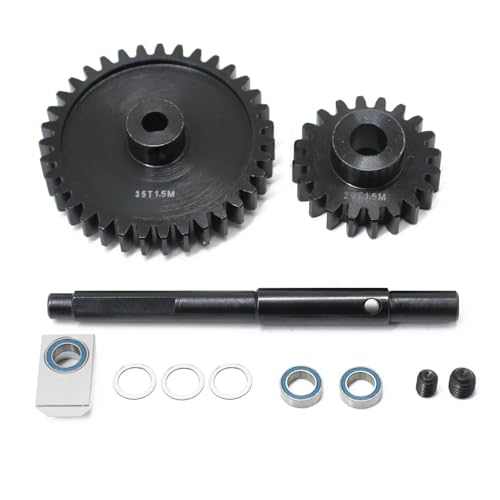RC Teile Für Traxxas Für X-Maxx 1/5 RC Auto Upgrade Teile 45# HD Stahl 1,5 Mod 20T 25T 30T 35T Ritzel Getriebe Stirnrad Set Ersatz Zubehör(20T 35T) von XAQRYQO
