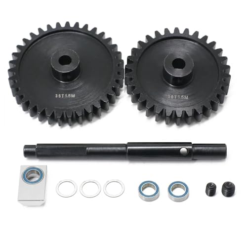 RC Teile Für Traxxas Für X-Maxx 1/5 RC Auto Upgrade Teile 45# HD Stahl 1,5 Mod 20T 25T 30T 35T Ritzel Getriebe Stirnrad Set Ersatz Zubehör(30T 35T) von XAQRYQO