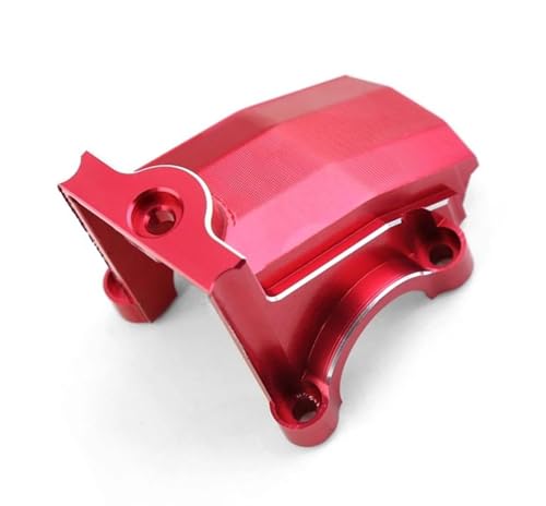 RC Teile Für Traxxas Für X-Maxx 6S 8S Für Monster Truck 1/5 RC Upgrade Teile Metall Vorne Hinten Differential Abdeckung Getriebe Abdeckung Auto Zubehör(Red) von XAQRYQO