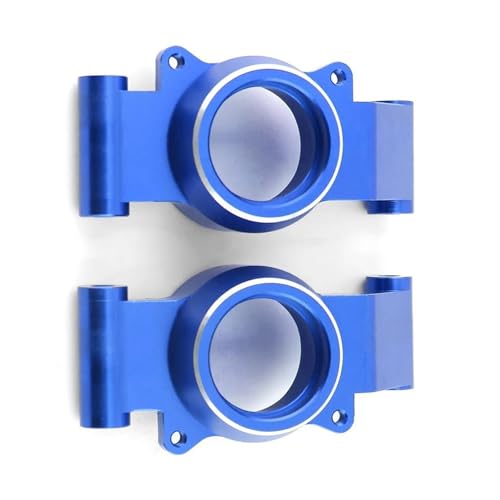 RC Teile Für Traxxas Für Xmaxx 6S 8S 1/5 Für Monster Truck RC Auto Upgrade Teile Metall Hinten Achsschenkel Hub Carrier Ersatz RC Auto Zubehör(Blue) von XAQRYQO
