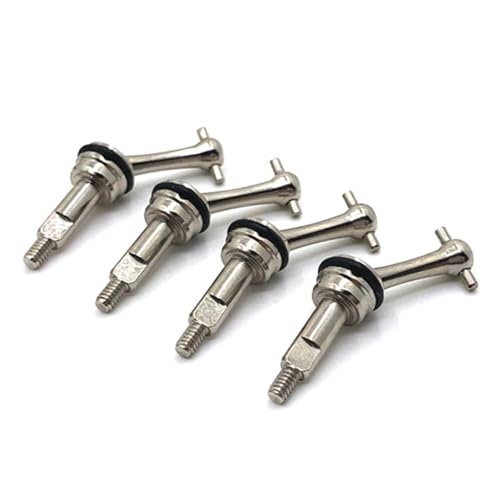 XAQRYQO RC Antriebswelle Für 284131 K969 K989 K999 P929 1/28 RC Auto Upgrade Teile Zubehör 4 Stück Metall Verlängerte Antriebswelle CVD Universalgelenk von XAQRYQO