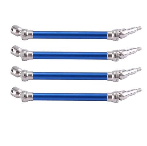 XAQRYQO RC Antriebswelle Für Arrma Für Karton Für Outcast V2 1/10 RC Auto, Verlängerte Antriebswelle, Metallgetriebewelle, CVD-Upgrades Teile(Blue) von XAQRYQO