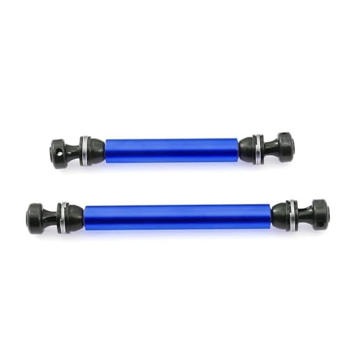 XAQRYQO RC Antriebswelle Für Axial Für RBX10 Für Ryft 4WD 1/10 RC Auto Aluminiumlegierung Und Stahl Vorne Hinten CVD Antriebswelle AXI232051 AXI232052(Blue) von XAQRYQO