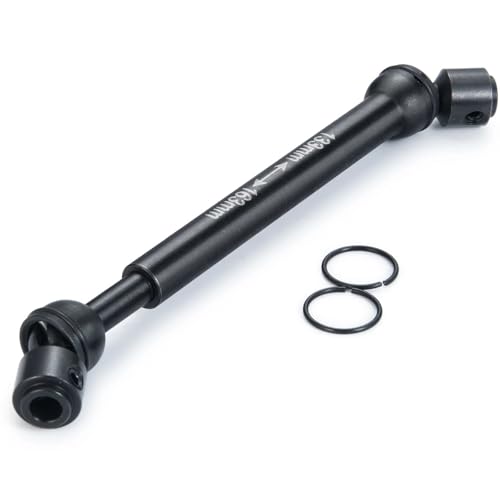 XAQRYQO RC Antriebswelle Für Axial Für SCX10 90046 90047 RR10 Für Wraith Für RBX10 D90 Für TRX4 1/10 RC Crawler 1 Stück Metall-Kreuzgelenk-Antriebswelle(133mm-163mm) von XAQRYQO