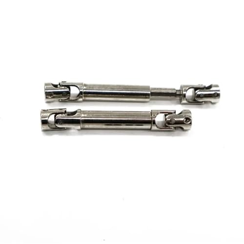 XAQRYQO RC Antriebswelle Für Axial Für SCX24 1 24 RC-Autoteil, RC-Car-Stahl-Mittelantriebswelle, RC-Upgrade-Teil, Mittelantriebswelle von XAQRYQO