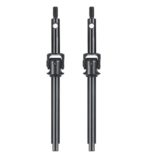 XAQRYQO RC Antriebswelle Für Axial Für SCX24 Für Deadbolt C10 Für JLU Für Gladiator Für 1/24 RC Crawler Car 2PCS Vordere CVD-Antriebswelle von XAQRYQO
