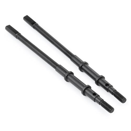 XAQRYQO RC Antriebswelle Für Axial SCX10-II 90046 90047 Für Wrangler Metall Hintergelenk CVD Antriebswelle Hund Universal Achsknochen Für 1/10 RC Auto(Rear) von XAQRYQO