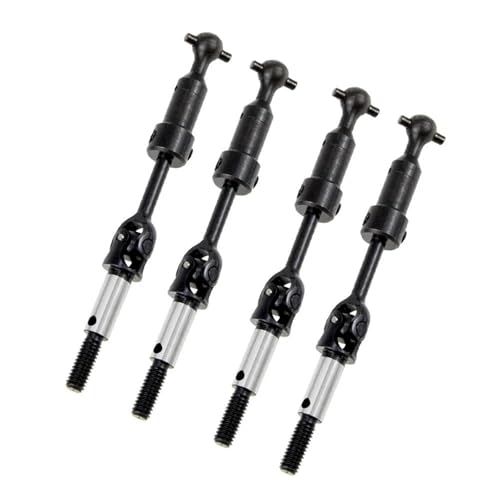 XAQRYQO RC Antriebswelle Für HSP 94123 94103 1/10 RC Modellauto Universal Dogbone Einstellbare CVD-Stahl-Antriebswelle 75–85 Mm 110–120 Mm(4pcs 75-85mm) von XAQRYQO