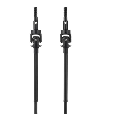 XAQRYQO RC Antriebswelle Für Jeep Für Wrangler AR44 Für Axial SCX10 90046 90047 Heavy Duty ACHSEN Vorne Hinten Gelenk CVD Antriebswelle Dogbone Für RC 1/10(2PCS Rear) von XAQRYQO