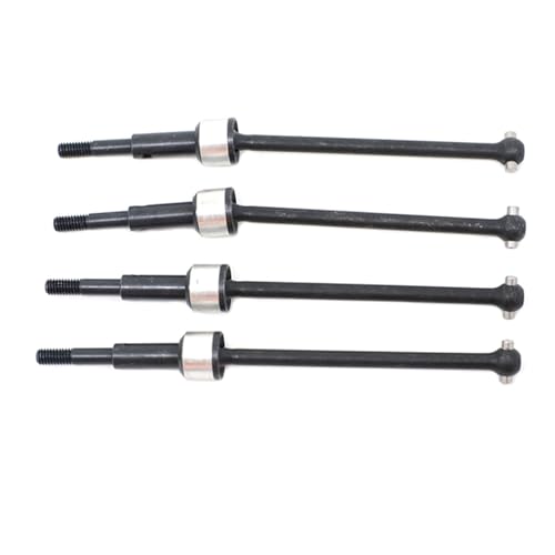 XAQRYQO RC Antriebswelle Für Redcat Für Blackout Für XTE/SC/XBE 1/10 RC Auto Upgrade Teile Zubehör 4 Stück Metall Vordere Und Hintere Antriebswelle CVD von XAQRYQO