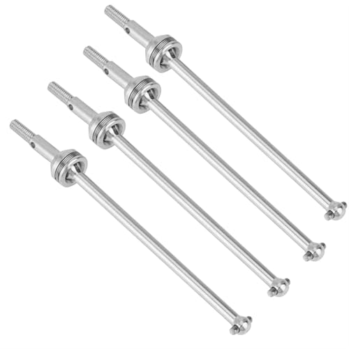 XAQRYQO RC Antriebswelle Für Wltoys 104001 4 Stück Metall Universal Antriebswelle CVD Getriebewelle 1/10 RC Auto Ersatzteile Upgrade Zubehör von XAQRYQO