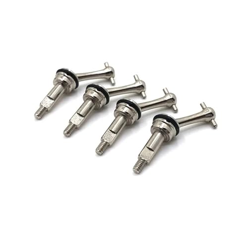 XAQRYQO RC Antriebswelle Für Wltoys Für 284131 K969 K989 K999 P929 4 Stück Metall Verlängerte Antriebswelle CVD Universalgelenk 1/28 RC Auto Upgrade Teile(27mm) von XAQRYQO