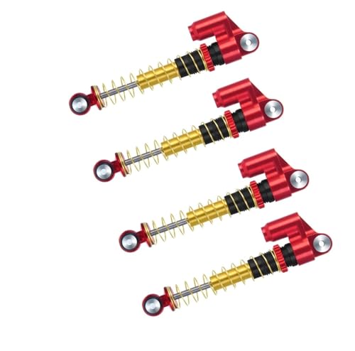 XAQRYQO RC Auto Dämpfer Für Axial SCX24 4PCS Verbesserte Stoßdämpfer-Dämpfer Mit Für Spring 1/24 RC Crawler Car Ersatz-Modifikationszubehör von XAQRYQO
