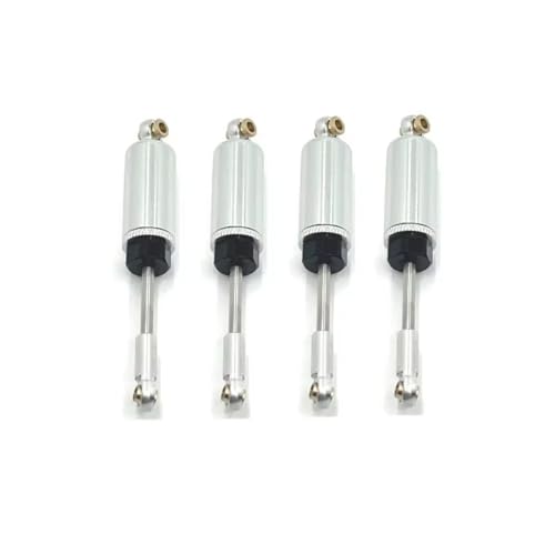 XAQRYQO RC Auto Dämpfer Für MJX 14209 14210 RC 1/14 Rc Autoteilen Metall-Upgrade Vorne Und Hinten Hydraulische Stoßdämpfer(White) von XAQRYQO