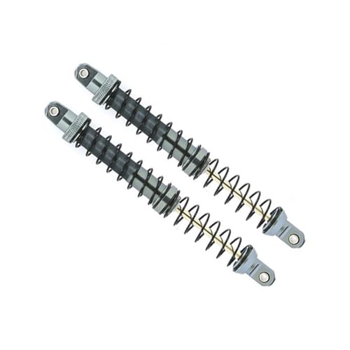 XAQRYQO RC Auto Dämpfer Für TRX4 SCX10 90046 1/10 Für Kletterwagen, Zweistufig Für Federstoßdämpfer, 100 Mm Metallöl-Stoßdämpfer von XAQRYQO
